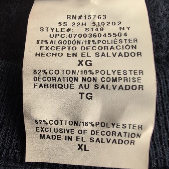 Vintage Champion Reverse Weave Crewneck Navy Men's XL - Picture 3 of 9